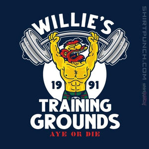 Shirts Magnets / 3"x3" / Navy Willie's Training Grounds