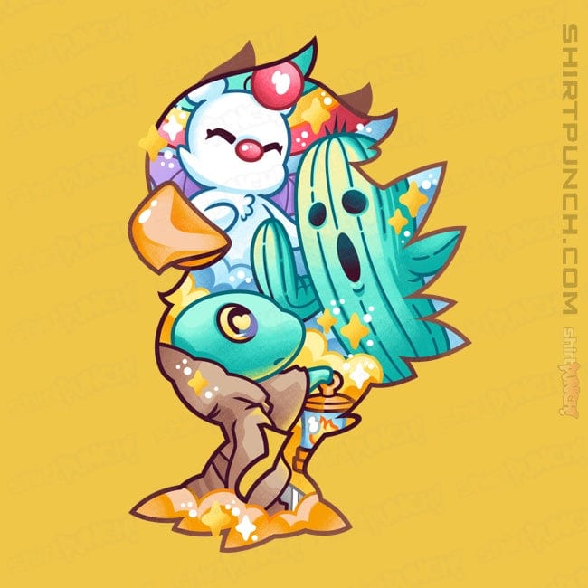Shirts Magnets / 3"x3" / Daisy Magical Silhouettes - Chocobo