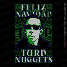 Load image into Gallery viewer, Daily_Deal_Shirts Magnets / 3&quot;x3&quot; / Black Feliz Navidad Turd Nuggets
