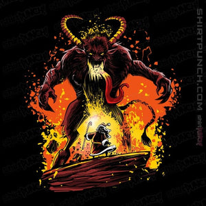 Daily_Deal_Shirts Magnets / 3"x3" / Black You Shall Not Pass, Krampus!