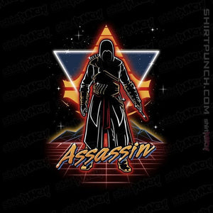 Shirts Magnets / 3"x3" / Black Retro Assassin