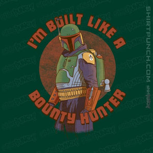 Shirts Magnets / 3"x3" / Forest Built Like A Bounty Hunter