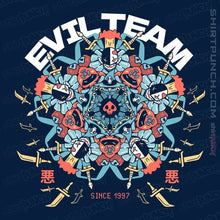Load image into Gallery viewer, Daily_Deal_Shirts Magnets / 3&quot;x3&quot; / Navy Evil Team
