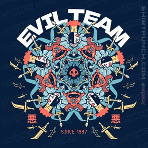 Daily_Deal_Shirts Magnets / 3"x3" / Navy Evil Team