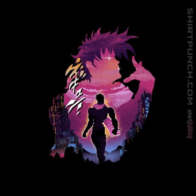 Shirts Magnets / 3"x3" / Black Joestar Adventure