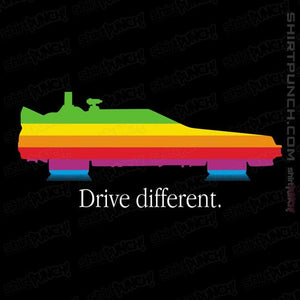 Secret_Shirts Magnets / 3"x3" / Black Drive Different