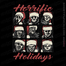 Load image into Gallery viewer, Daily_Deal_Shirts Magnets / 3&quot;x3&quot; / Black Horrific Holidays
