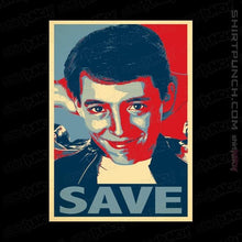 Load image into Gallery viewer, Shirts Magnets / 3&quot;x3&quot; / Black Save Ferris
