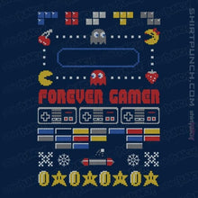 Load image into Gallery viewer, Shirts Magnets / 3&quot;x3&quot; / Navy A Very Gamer Christmas
