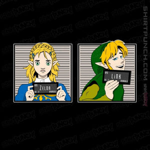 Shirts Magnets / 3"x3" / Black Arrested In Hyrule