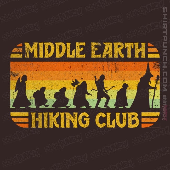 Secret_Shirts Magnets / 3"x3" / Dark Chocolate Hiking Club