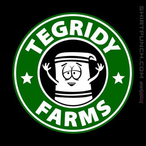 Shirts Magnets / 3"x3" / Black Tegridy Farms
