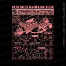 Load image into Gallery viewer, Shirts Magnets / 3&quot;x3&quot; / Black Shotaro Kaneda&#39;s Bike
