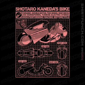 Shirts Magnets / 3"x3" / Black Shotaro Kaneda's Bike