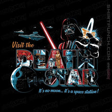 Load image into Gallery viewer, Shirts Magnets / 3&quot;x3&quot; / Black Visit The Death Star

