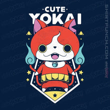 Load image into Gallery viewer, Shirts Magnets / 3&quot;x3&quot; / Navy Cute Yokai
