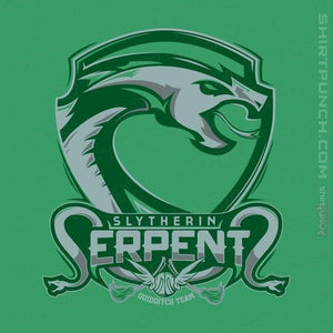 Shirts Magnets / 3"x3" / Irish Green Slytherin Serpents