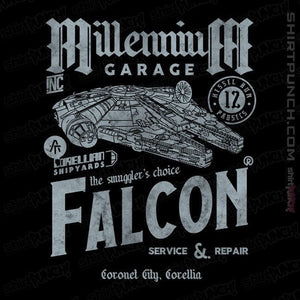 Daily_Deal_Shirts Magnets / 3"x3" / Black Millennium Garage