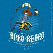 Load image into Gallery viewer, Secret_Shirts Magnets / 3&quot;x3&quot; / Sapphire Robo-Rodeo
