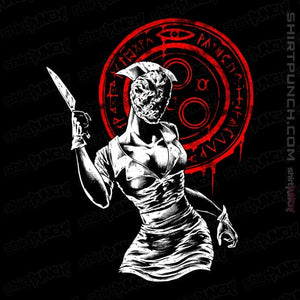 Shirts Magnets / 3"x3" / Black Silent Hill Nurse