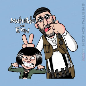 Shirts Magnets / 3"x3" / Powder Blue Mathilda & Leon