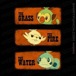Shirts Magnets / 3"x3" / Black The Grass, The Fire, And The Water