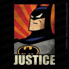 Load image into Gallery viewer, Shirts Magnets / 3&quot;x3&quot; / Black Bat Justice
