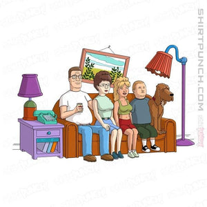 Secret_Shirts Magnets / 3"x3" / White King Of The Hill Couch