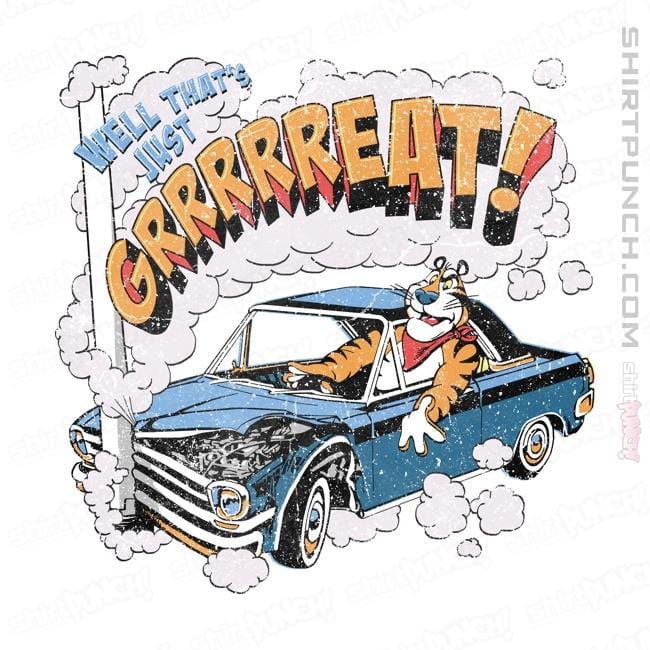 Secret_Shirts Magnets / 3"x3" / White Tony Tiger