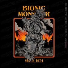 Load image into Gallery viewer, Shirts Magnets / 3&quot;x3&quot; / Black Bionic Monster Since 1974
