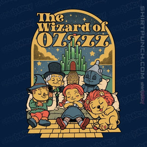 Daily_Deal_Shirts Magnets / 3"x3" / Navy The Wizard Of Sleep