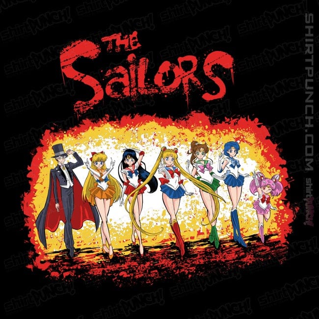 Daily_Deal_Shirts Magnets / 3"x3" / Black The Sailors