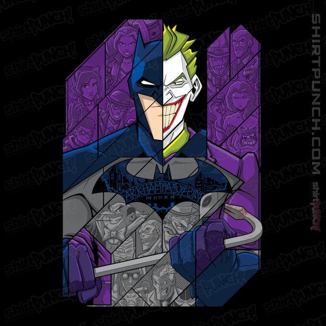Secret_Shirts Magnets / 3"x3" / Black Batman Joker