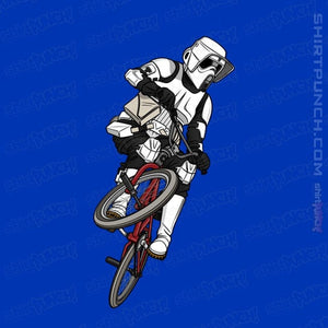 Daily_Deal_Shirts Magnets / 3"x3" / Royal Blue BMX Biker Scout