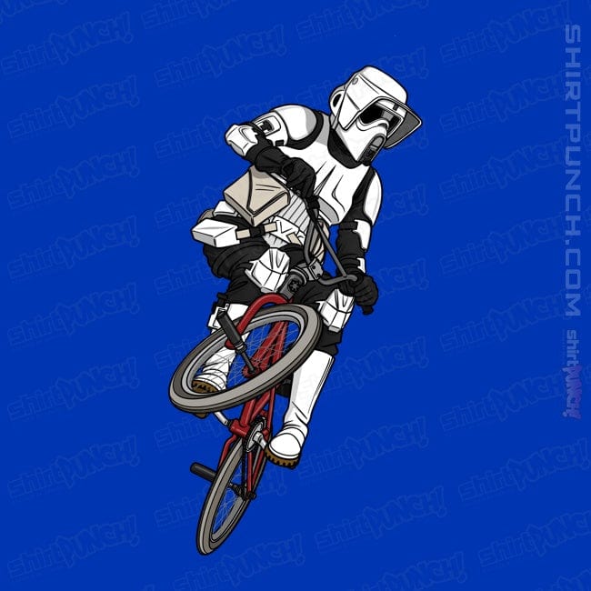 Daily_Deal_Shirts Magnets / 3"x3" / Royal Blue BMX Biker Scout