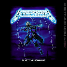 Load image into Gallery viewer, Shirts Magnets / 3&quot;x3&quot; / Black Blast The Lightning

