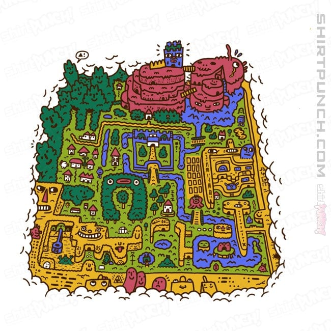 Secret_Shirts Magnets / 3"x3" / White Light World Map