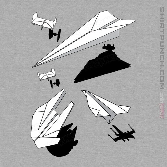 Daily_Deal_Shirts Magnets / 3"x3" / Sports Grey Paper Wars