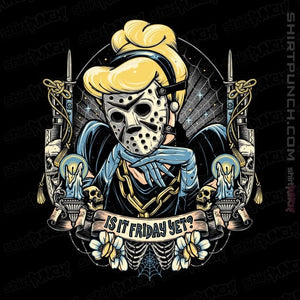 Daily_Deal_Shirts Magnets / 3"x3" / Black Cinderella Voorhees