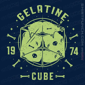 Shirts Magnets / 3"x3" / Navy Gelatine Cube
