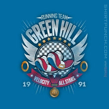 Load image into Gallery viewer, Shirts Magnets / 3&quot;x3&quot; / Sapphire Green Hill Running Team
