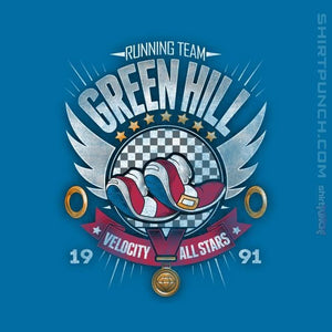 Shirts Magnets / 3"x3" / Sapphire Green Hill Running Team