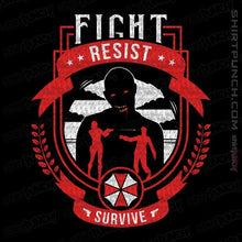 Load image into Gallery viewer, Shirts Magnets / 3&quot;x3&quot; / Black Fight, Resist, Survive
