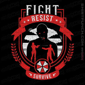 Shirts Magnets / 3"x3" / Black Fight, Resist, Survive