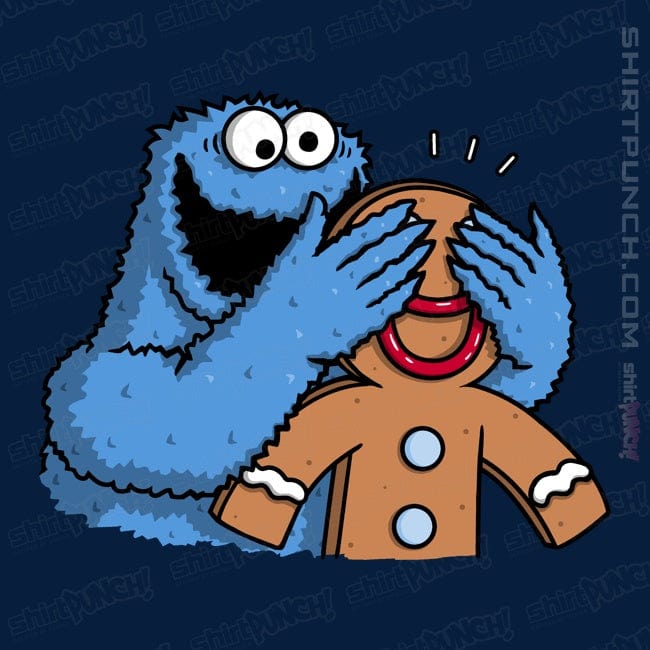 Secret_Shirts Magnets / 3"x3" / Navy Monstrous Surprise