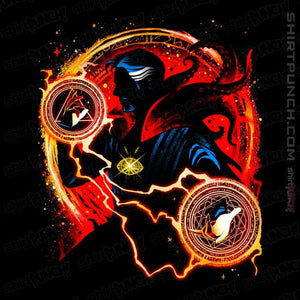Daily_Deal_Shirts Magnets / 3"x3" / Black Sorcerer Supreme of Madness