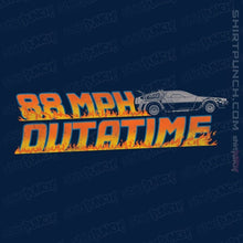 Load image into Gallery viewer, Daily_Deal_Shirts Magnets / 3&quot;x3&quot; / Navy Vintage Outatime
