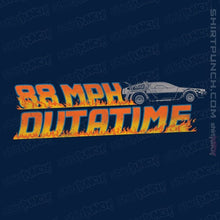 Load image into Gallery viewer, Daily_Deal_Shirts Magnets / 3&quot;x3&quot; / Navy Vintage Outatime
