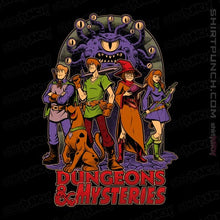 Load image into Gallery viewer, Daily_Deal_Shirts Magnets / 3&quot;x3&quot; / Black Dungeons &amp; Mysteries
