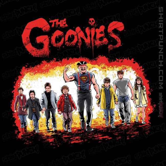 Secret_Shirts Magnets / 3"x3" / Black Goonies Warriors